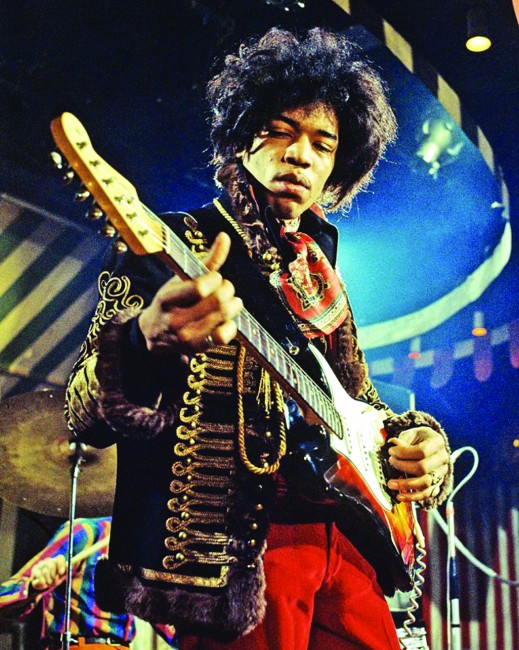 Mandatory Credit: Photo by MARC SHARRATT / Rex Features (16987c)  The Jimi Hendrix Experience - Jimi Hendrix at the Marquee Club, London  Various - 1967